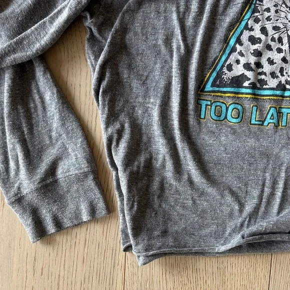 Def Leppard Graphic Gray Long Sleeve - Picture 4 of 4